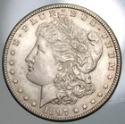 1897 S Morgan Silver Dollar - Nice AU !!
