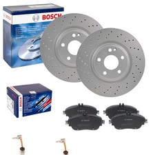 BOSCH BREMSSCHEIBEN 320mm+ BEL&Auml;GE VORNE passend f&uuml;r MERCEDES W176 W246 W117 X156
