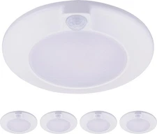 CLOUDY BAY [4 Pack] Motion Sensor Ceiling Light Indoor,120V 5000K | 4 Pack 