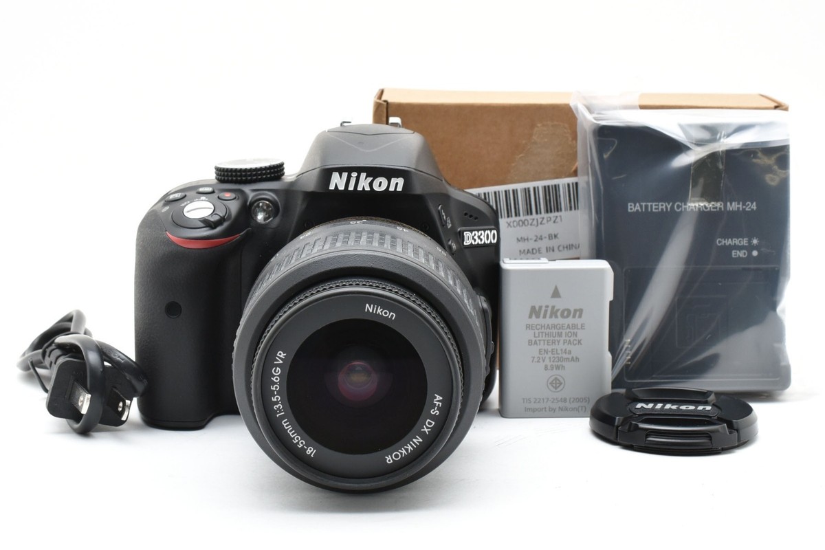 DDP to US *MINT* Nikon D3300 AF-S DX 18-55mm F3.5-5.6G VR Lens Kit