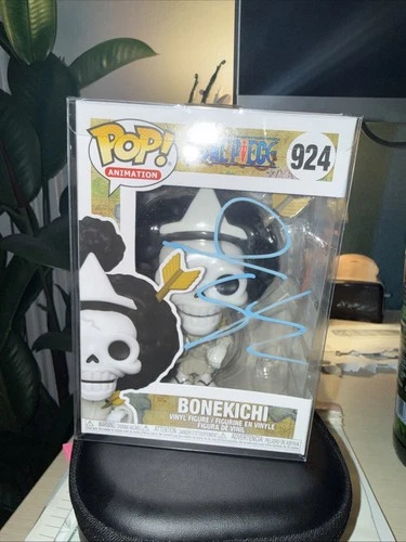Funko Pop! Animation 924 One Piece BONEKICHI Vinyl Figure Signed New JSA Cert