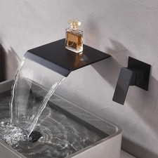 Waterfall Wall Mount Faucet Bathroom Bathtub Tub Faucet Bathroom Sink Faucet Sin