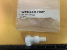 New CPC Colder,  PLCD17006 Barbed Hose Coupler, 1/4" Flow, 3/8" ID