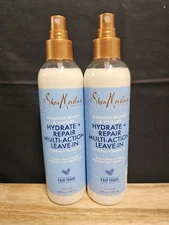 2 X Shea Moisture Manuka Honey & Yogurt Hydrate+Repair Leave-In Treatment 8oz. 