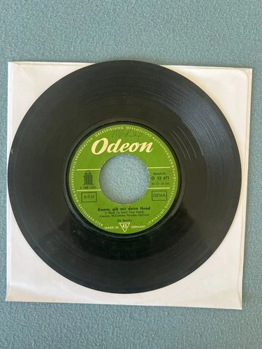 The Beatles Komm Gib Mir Deine Hand - German Odeon – O 22 671, Odeon – 45-O-29 5