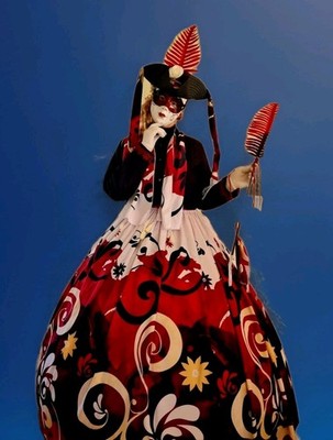 Kostüm Kleid Karneval Venedig Barock Prinzessin Rokoko Unikat  Set 38-44 