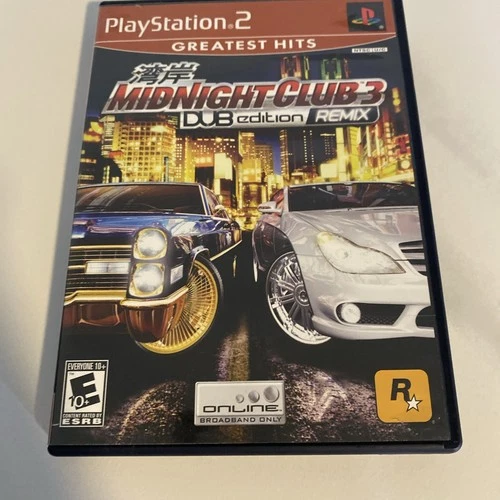Midnight Club 3 Dub Edition: PlayStation’s Greatest Hits Complete In Box W/Reg