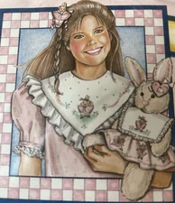 1988 Honey Bunny Kid +Doll Collar Kit Daisy Kingdom Pink Ballerina Rose 5024 NEW