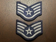 2 USAF US Air Force Staff Sergeant Chevrons Stripes E5 E-5 Stripe Rank
