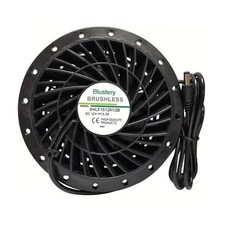 DC12V 5.2A 15cm Cartoon Doll Inflatable Suit Cooling Fan, Inflatable Fan black