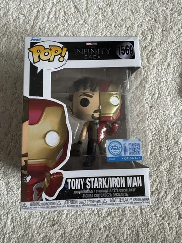 Funko Pop! Tony Stark/Iron Man #1569 W/Protector
