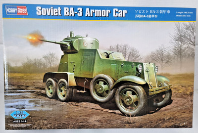 Hobby Boss 83838 SOVIET BA-3 ARMOR CAR  1/35 inkl. Versand in Deutschland