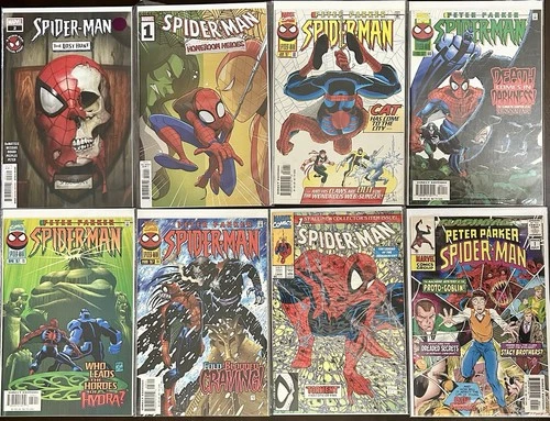 Spider-Man Marvel Comics Lot of 8 Vintage and Modern Comic Books