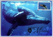 #5713c National Marine Sanctuaries Humpback Whale Maxi Card