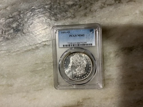 1891-O Silver Morgan Dollar MS62