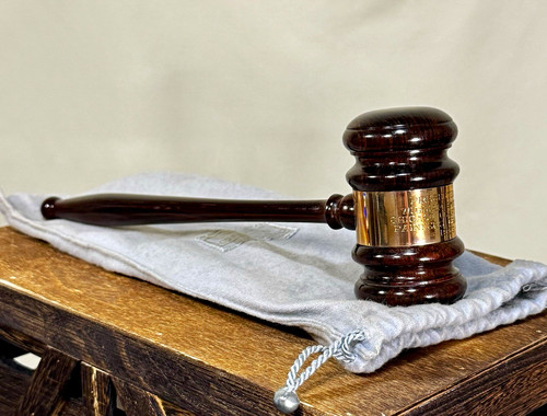 Vintage 1956 Chicago Painters Craftsmen Chapter No 1 Presentation Gavel