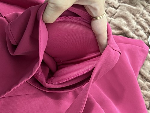 NWT Michael Costello x Revolve Mini Dress Pink Fena Size XXS - Picture 9 of 14