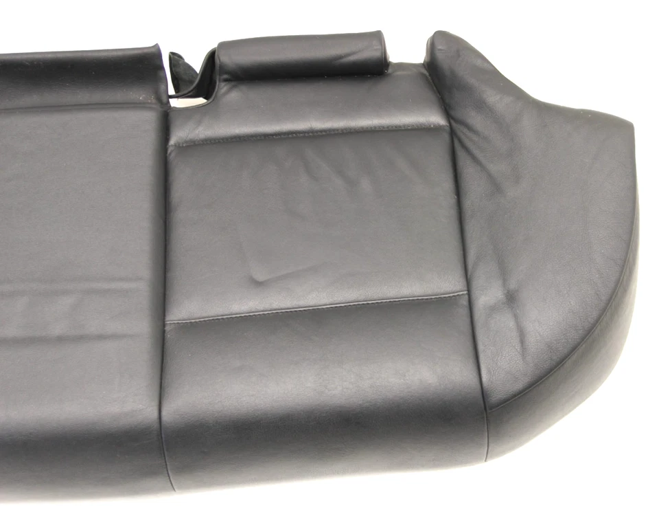 BMW OEM E46 ZHP 99-06 SEDÁN TRASERO NEGRO MONTANA CUERO ASIENTO INFERIOR COJÍN Foto 3 de 4