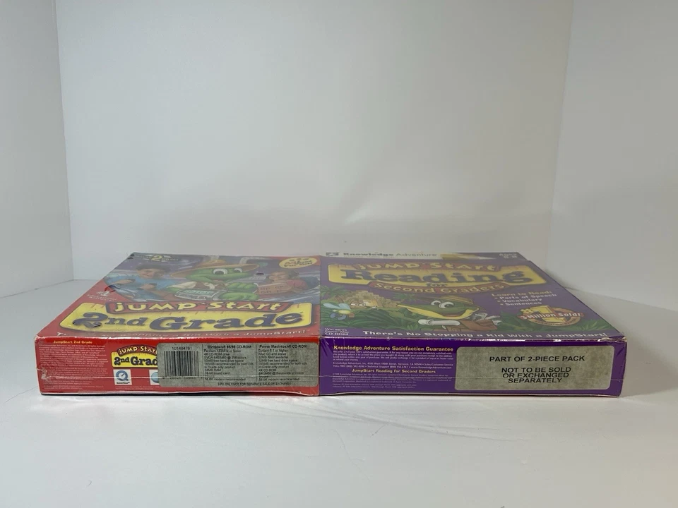 Jump Start 2nd Grade & Reading for 2nd Graders Win/Mac CD-ROM Ages 6-8 - Sealed! - Image 4 of 4