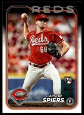 2024 Topps Carson Spiers Rookie Cincinnati Reds #365