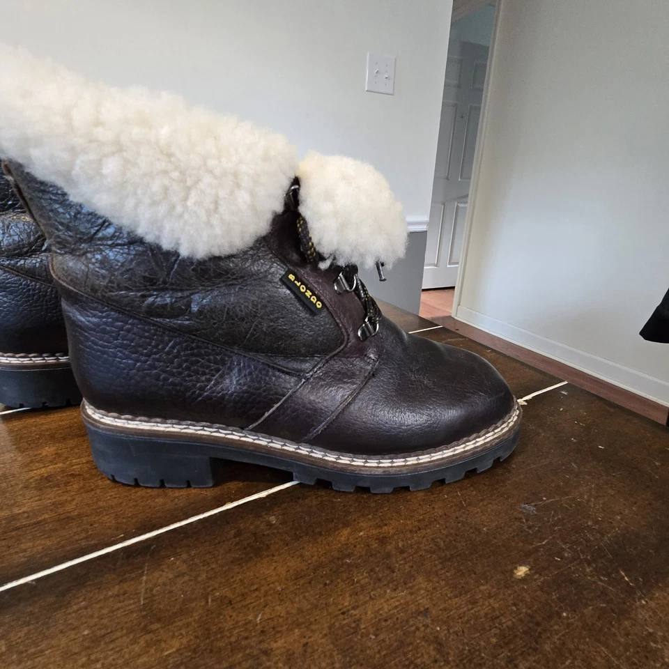 Botas de cuero marrón piel de oveja Blondo Canada Chukka 9 D Foto 3 de 4