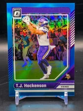 2024 Donruss Optic TJ Hockenson Aqua Prizm /299 #131