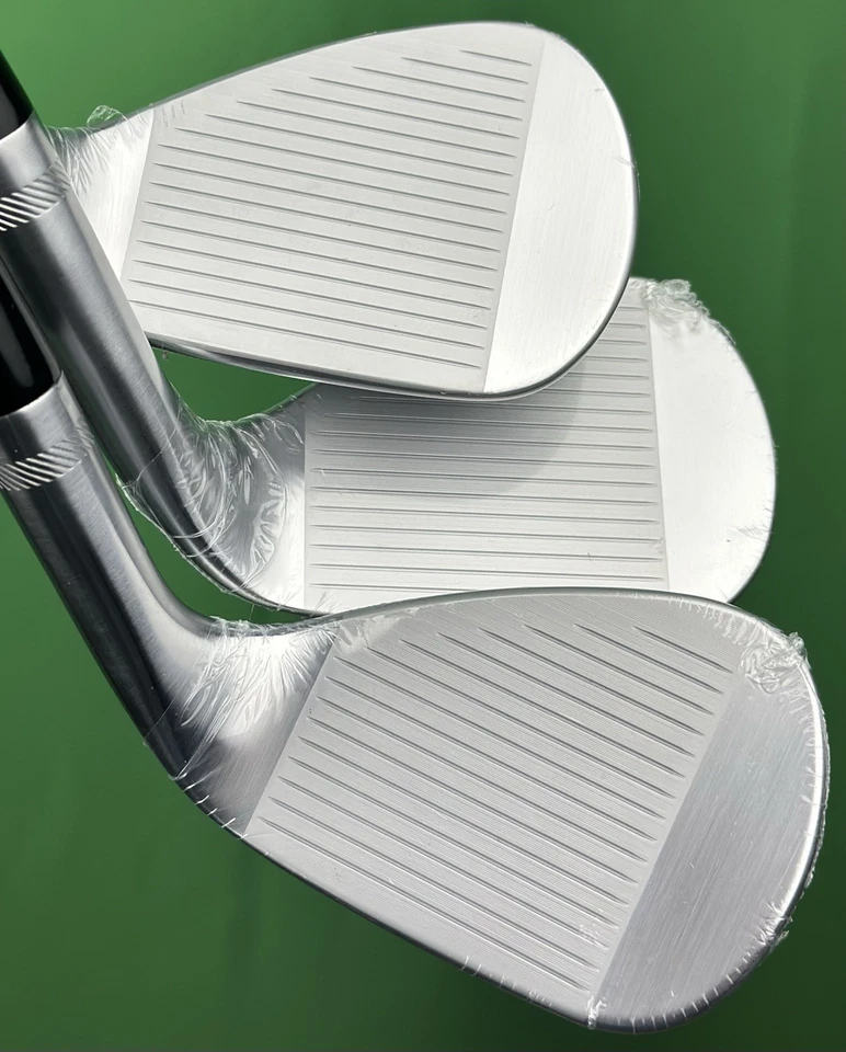 Titleist Vokey SM10 Chrome LEFT Hand Wedge Set 52-08, 56-10, 60-10 Steel LH NEW! - Image 3 of 4