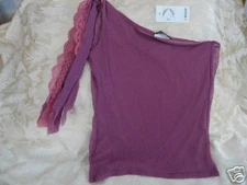 Womens Sexy Top, Off The shoulder Blouse Evening Wear Made In FRANCE $68
