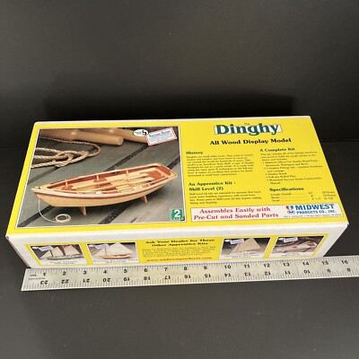 Midwest Products The Dinghy All Wood Display Model NEW