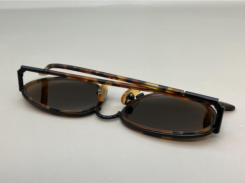 Mossho Sunglasses "De Niro" 003 Made in Italy Round Black Tortoise - Picture 11 of 15