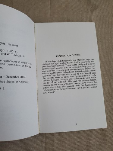 Green Side Out - Marine Corps Sea Stories by Major Gene Duncan 1980 297 pages - 第 6/10 張圖片