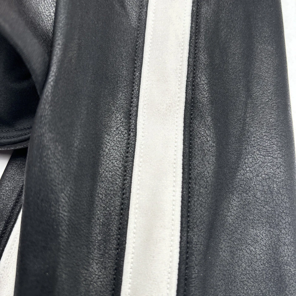 Leggings para mujer NWD SPANX con rayas laterales, negros talla S Foto 4 de 4