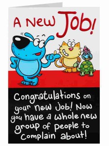 congratulations on new job card