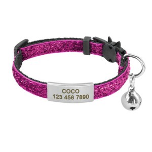 personalised cat collars ebay
