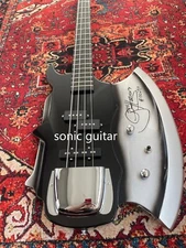 Axe Bass Gene Simmons 4 String Electric Bass Guitar Rosewood Fretboard Black