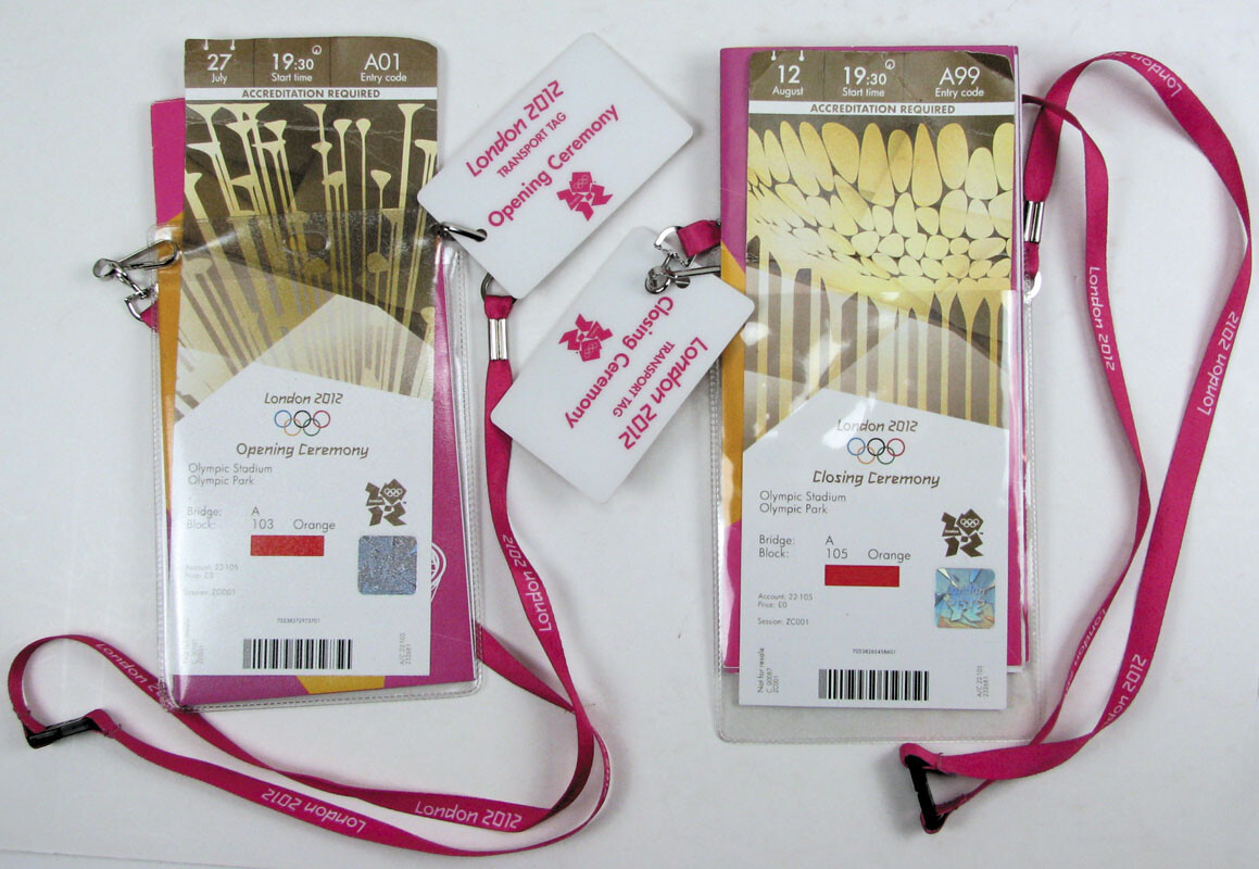 【7点】2012ロンドン五輪バレー観戦チケット＆ガイド・マップ等(名入れ消去有) Tickets Olympic Games 2012 London | eBay
