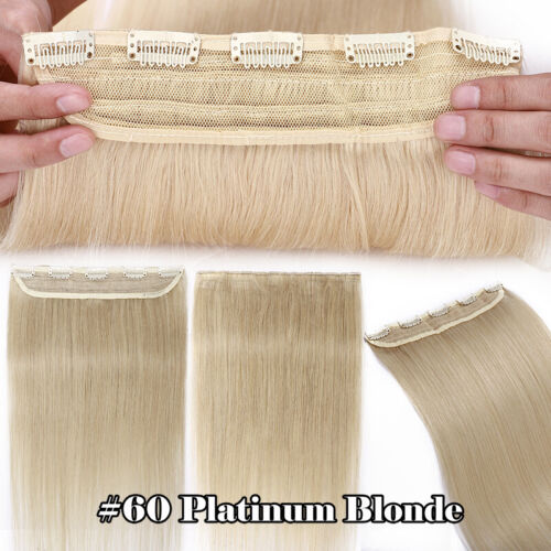 Extension Capelli Umani One Piece Clip In Remy 100% Mezza Testa Piena Balayage 100gr - Foto 35 di 43