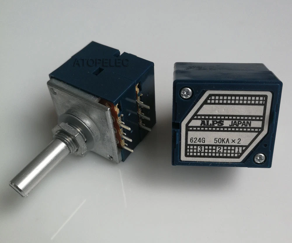 ALPS RK27 Series 50K Stereo Volume Control Potentiometer