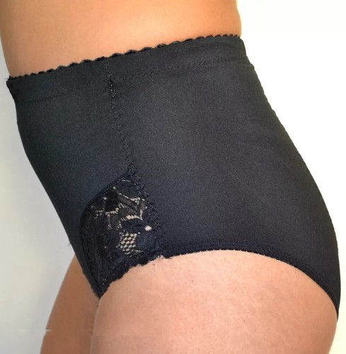 2 PACK LACE TUMMY TUCK & BUM LIFT TUMMY CONTROL SLIMMING SHAPEWEAR PANTS 12-26UK - Picture 3 of 5