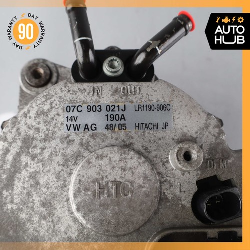 03-13 Bentley Continental Flying Spur 6.0L Generator Alternator 190 AMP OEM 53k - Picture 9 of 11