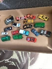 Vintage Lot Of Matchbox Hotwheels Kenner Fast 111s Cars Mega Blaster Truck + GMC