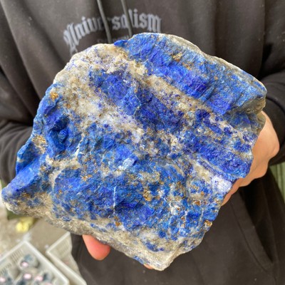 4.9lb Large Natural Lapis Lazuli quartz crystal Rough Gemstone Mineral Healing