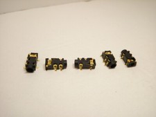 5x Pack Lot 5 Pins 3.5mm Female Audio Jack Connector Mic Headphone Gold Plated A