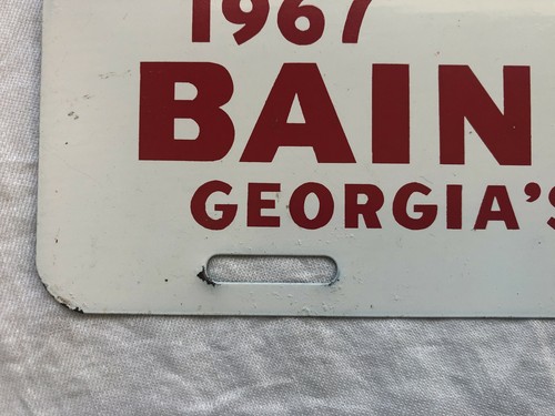 1967 No. 3047 Bainbridge Georgia's Inland Port License Plate - Picture 5 of 12