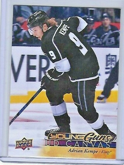 2017-18 UPPER DECK CANVAS #C94 ADRIAN KEMPE YOUNG GUNS