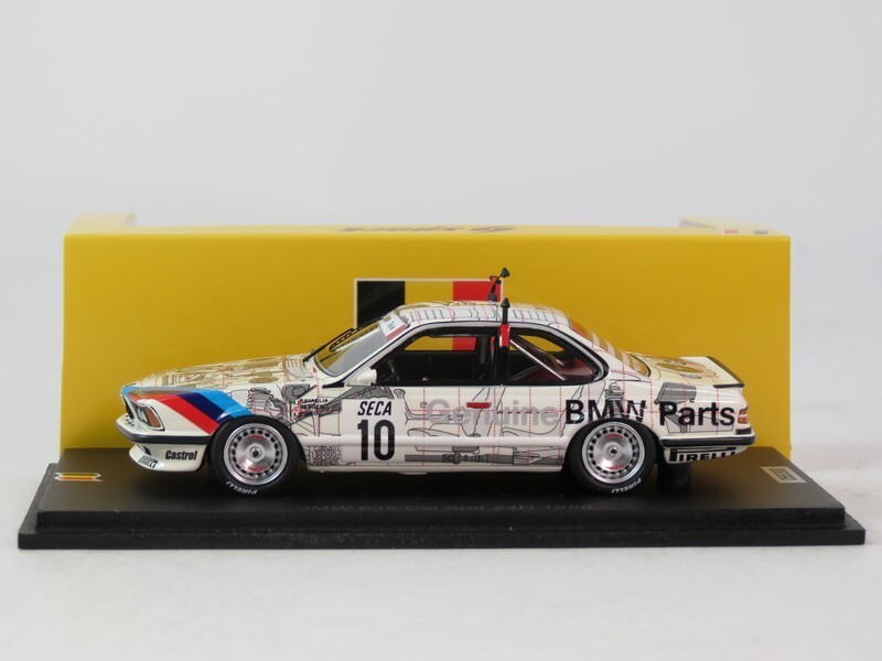 1/43 Spark BMW 635 Csi No.16 24H Spa 1986 J.M. Martin - P. Witmeur - E. Van de Poele Car Model