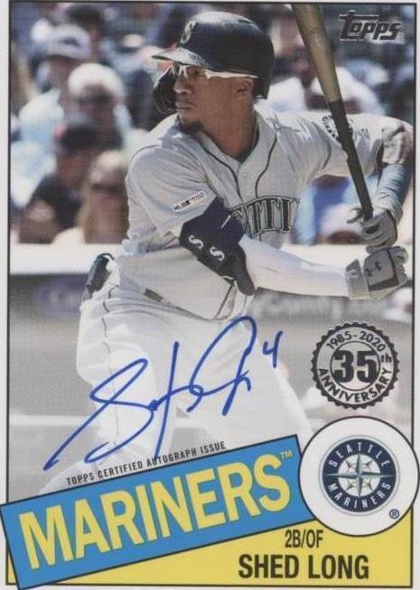 2020 Topps Update Series - Shed Long #85BA-SL - 1 of 1