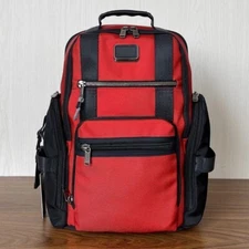 TUMI ALPHA Bravo Shepard Backpack Red Storage Capacity Durability Outlet Product