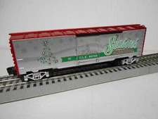 LIONEL 2123100-S CHRISTMAS LIGHT EXPRESS SEASONS GREETINGS BOXCAR MUTI COLOR LED