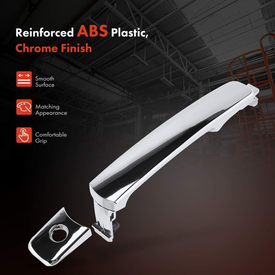 Front R or Rear L/R Door Handle Cap Escutcheon For Murano Rogue FX35 FX45 Chrome
